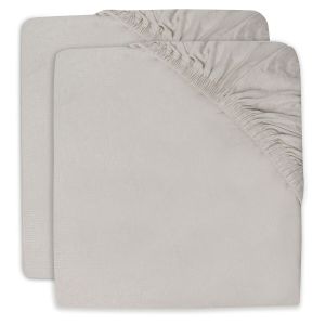 Jollein® Otroška rjuha 40/50x80/90 cm, Nougat 2pack