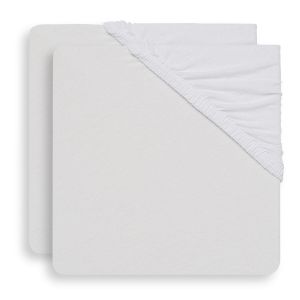 Jollein® Otroška rjuha 40/50x80/90 cm, White 2pack