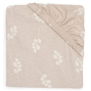 Jollein® Otroška rjuha Jersey 60x120cm, Twig - Wild Rose