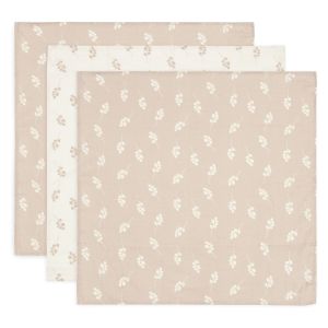 Jollein® Tetra pleničke Muslin 70x70cm, Twig Wild Rose (3Pack)