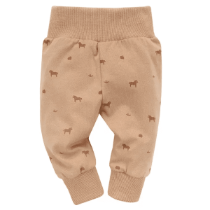 Hlače leggins s patentom WOODEN PONY, Brown