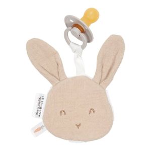 Little Dutch ninica / priponka za dudo Bunny, Beige