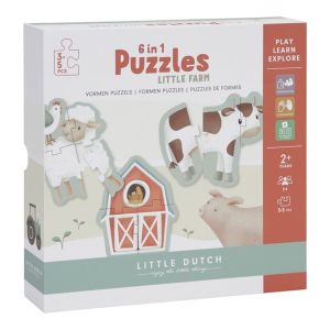 Little Dutch Puzzle Little Farm 6v1