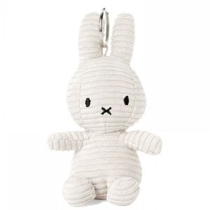 Miffy Zajček obesek za ključe, Corduroy Offwhite