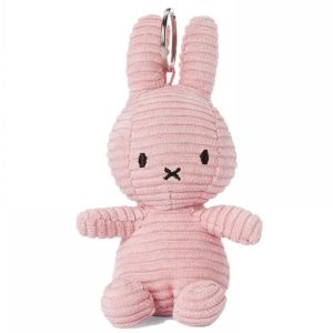 Miffy Zajček obesek za ključe, Corduroy Pink