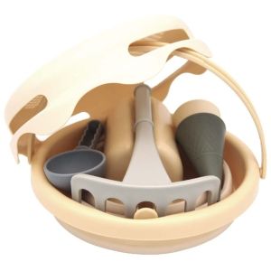 COMPACTOYS Set za pesek 7v1, Beige