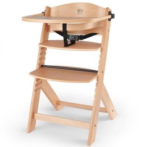 Kinderkraft® Otroški stol za hranjenje Enock™, Wooden/Natural