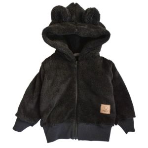 Puffi® Otroška jopa s kapuco Teddy, Black