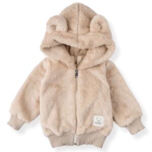 Puffi® Otroška jopa s kapuco Teddy, Beige