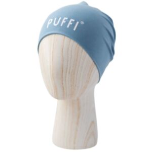 Puffi® Otroška kapa beanie logo flock, Borovnica