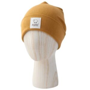 Puffi® Otroška kapa rebrasta beanie, Senf