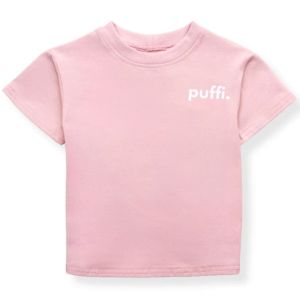 Puffi® Otroška majica kratek rokav logo, Dusty rose