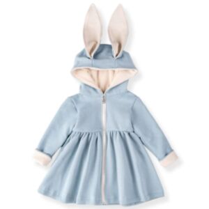 Puffi® Otroški plašč zajček, Baby blue