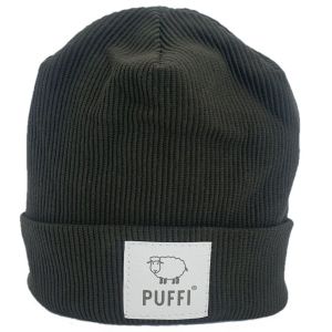 PUFFI® Otroška kapa rebrasta beanie, Army gren