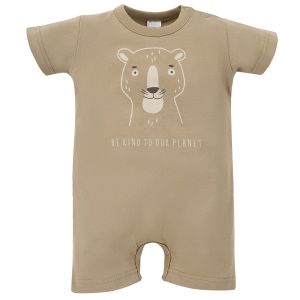 Romper FREE SOUL, bear olive