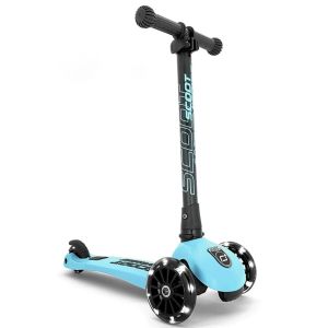 SCOOT&RIDE Otroški skiro Highwaykick 3 LED, Blueberry