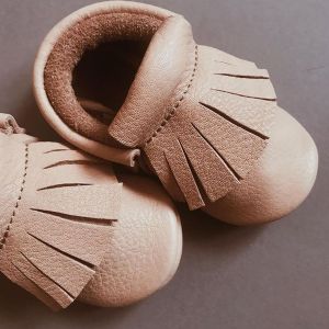 MIA&MIKA MIKA baby moccasins usnje, Peščena