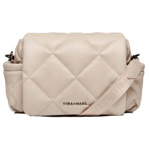 Tiba+Marl® Previjalna torba Nova Eco Compact Quilted Faux, Oyster